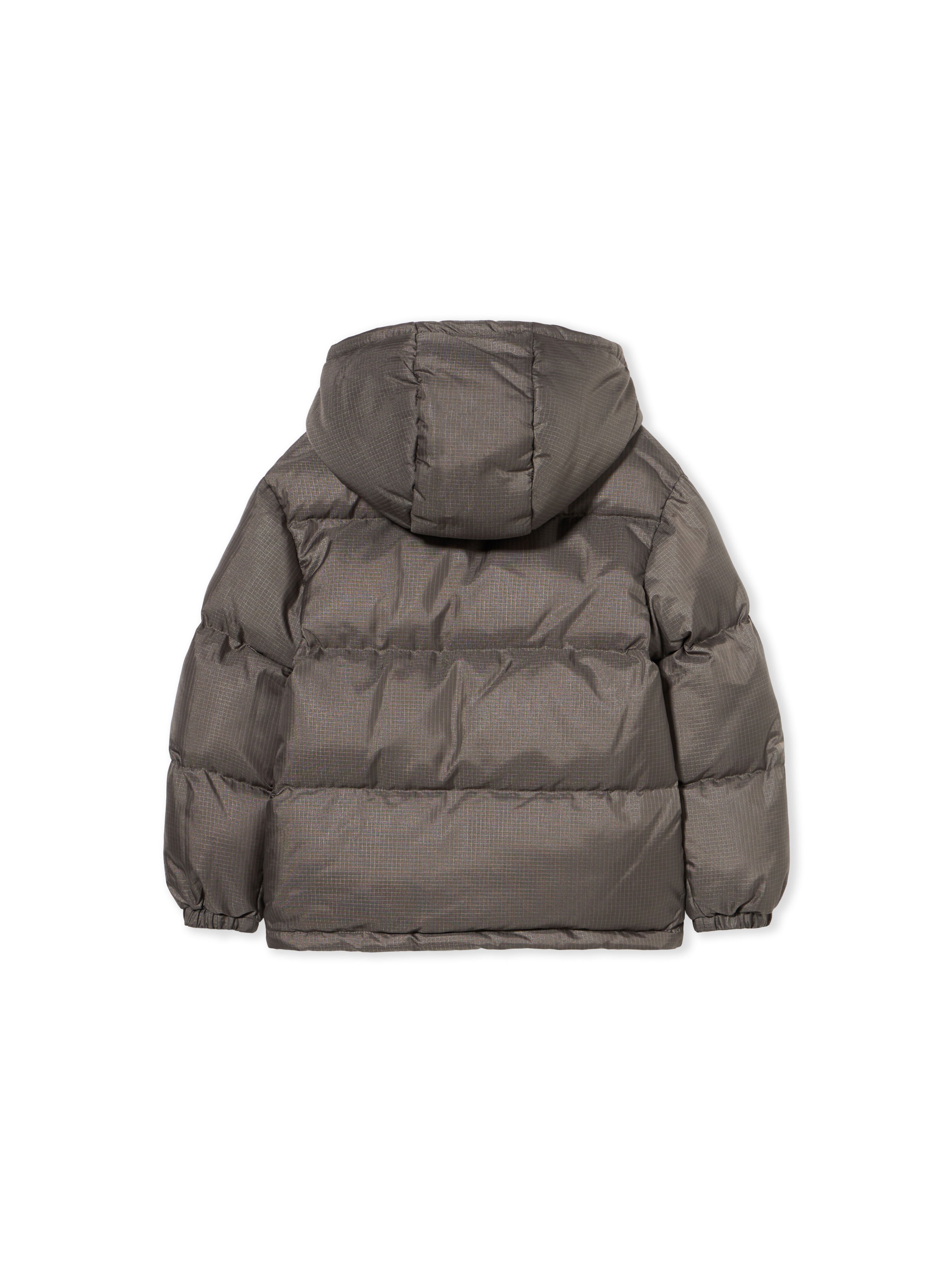 OFF WHITE Ripstop Puffer Jacket DARK GREY - REFLECTIVE OBEJ002F25FAB001