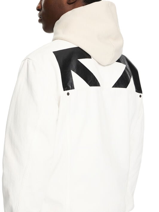 OFF WHITE Half Arrow Skate Jacket WHITE 44XEV01BS26F002