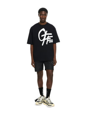 OFF WHITE Spray Logo Skate T-shirt BLACK 44MAA120S26J00L