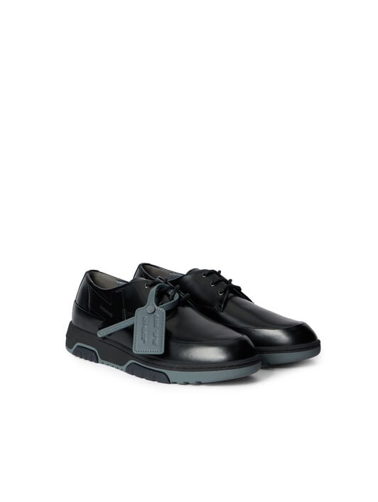 Derby Leather Shoes OFF WHITE Derby Leather Shoes BLACK - BLACK OMIY002F25LEA001
