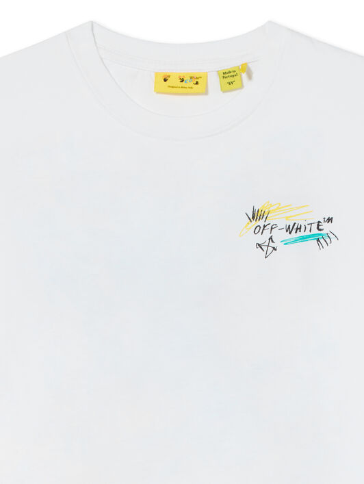 Arrow Scribble Short Sleeve T-Shirt OFF WHITE Arrow Scribble Short Sleeve T-Shirt WHITE 44BAA002F26J008