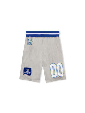 OFF WHITE Dyed Vi Sat 00 Loose Shorts FLINT GRAY-ELECTRIC BLUE OWCB05KF25FAB001