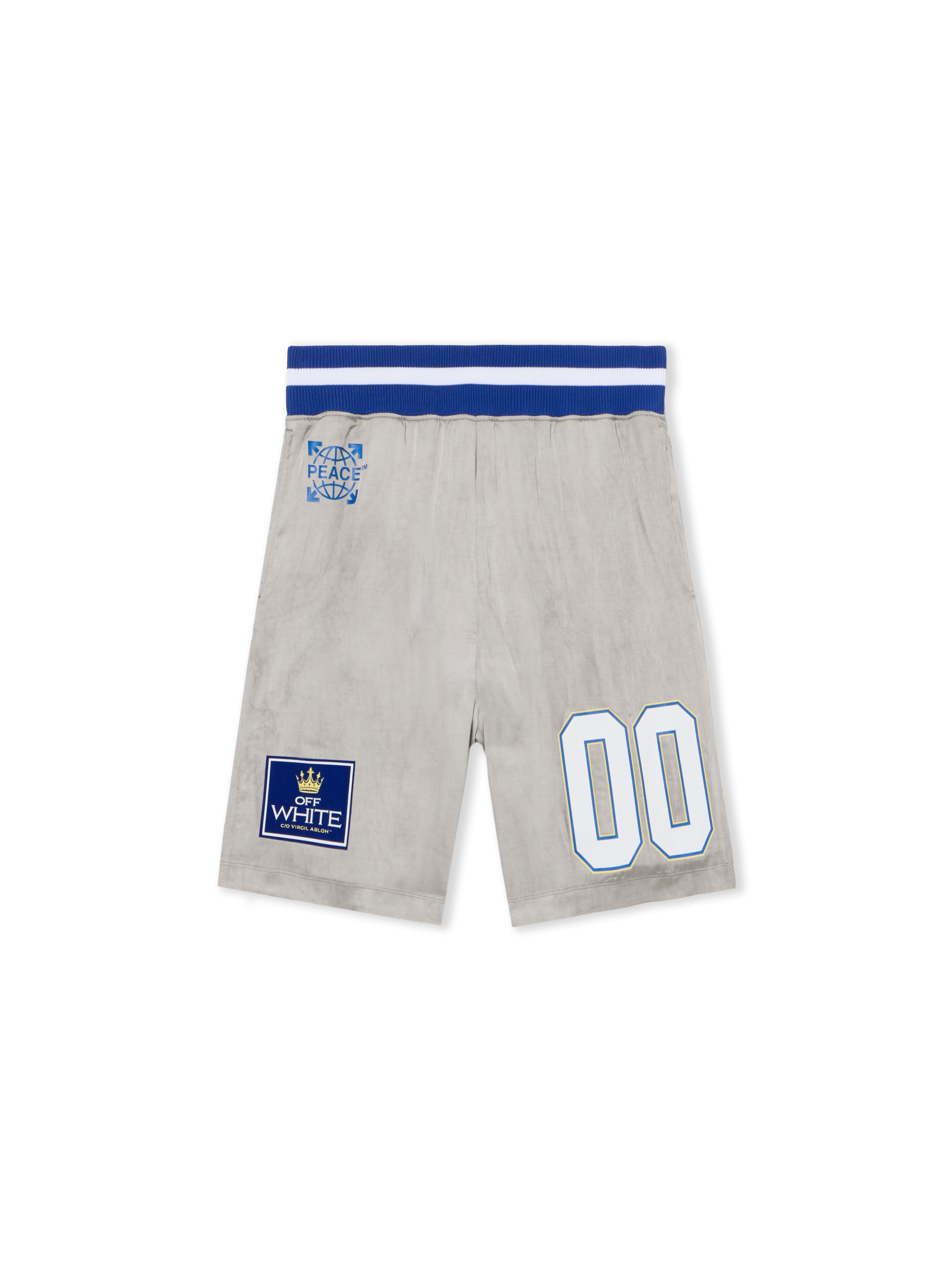 OFF WHITE Dyed Vi Sat 00 Loose Shorts FLINT GRAY-ELECTRIC BLUE OWCB05KF25FAB001