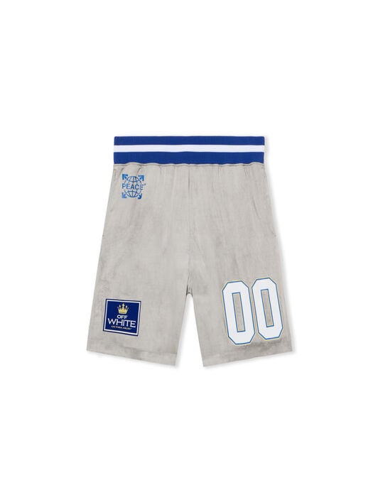 Dyed Vi Sat 00 Loose Shorts OFF WHITE Dyed Vi Sat 00 Loose Shorts FLINT GRAY-ELECTRIC BLUE OWCB05KF25FAB001