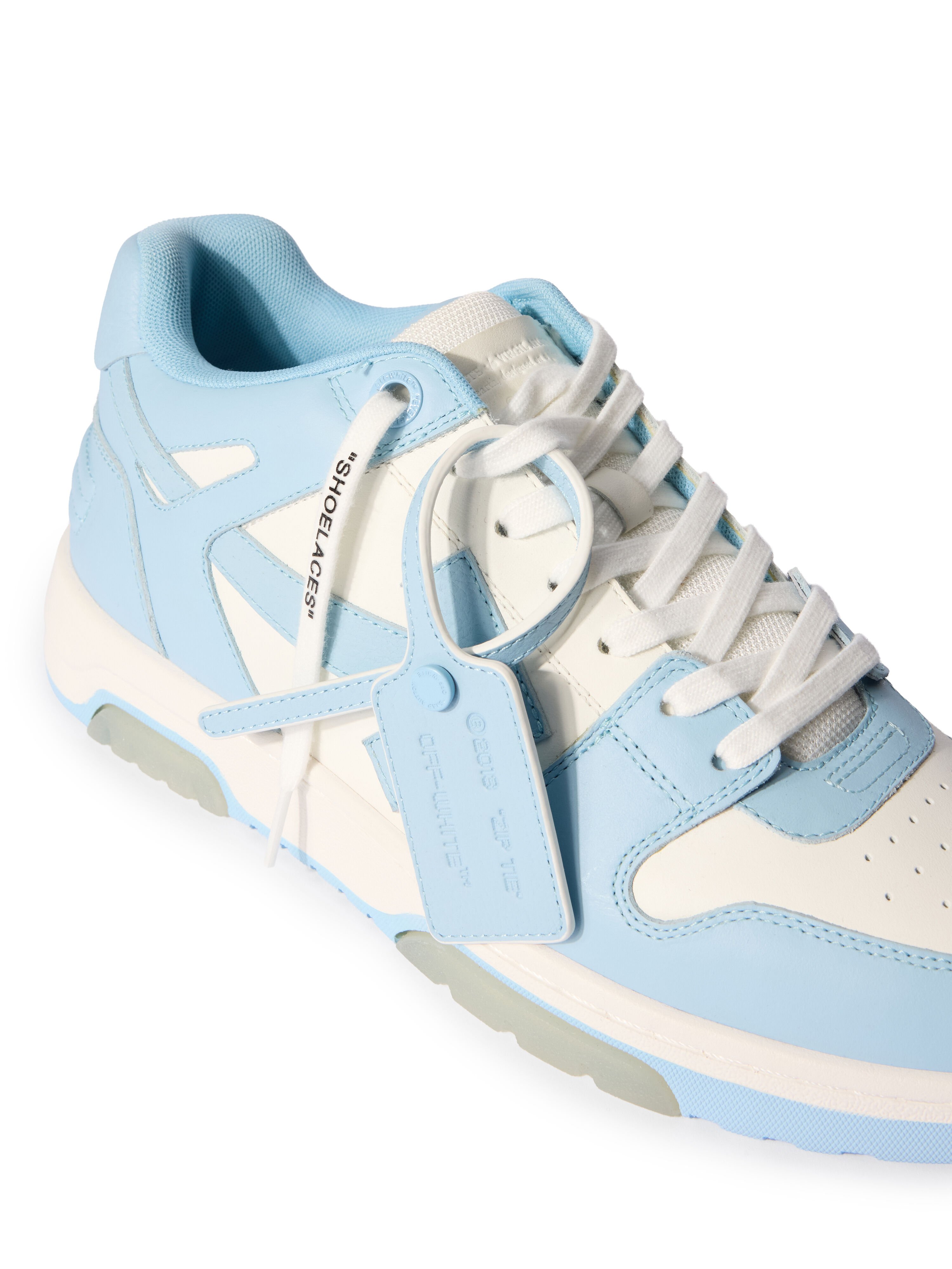 OFF WHITE Weiss/Hellblaue Out Of Office Sneaker BLAU OMIA189C99LEA007