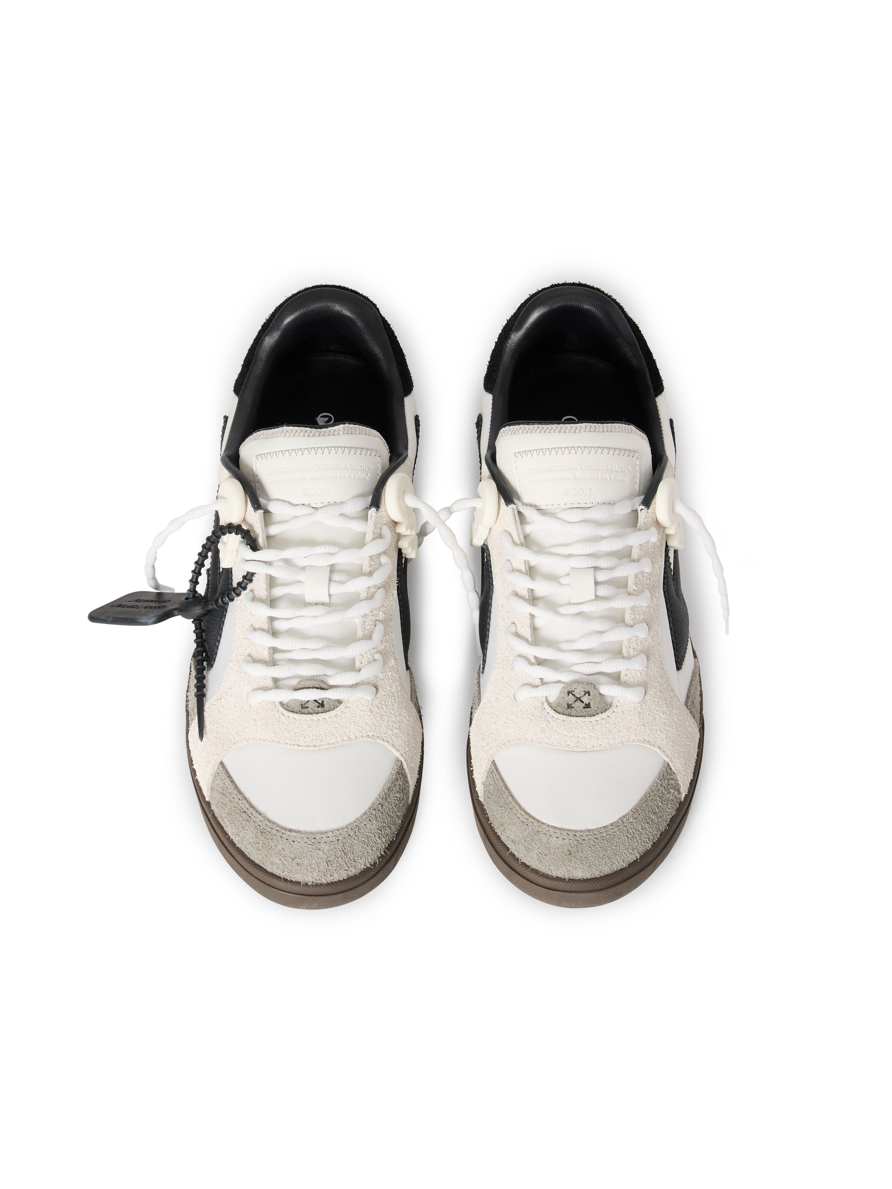 OFF WHITE New Slim Sneakers WHITE - BLACK OMIA2ALS26FAB002