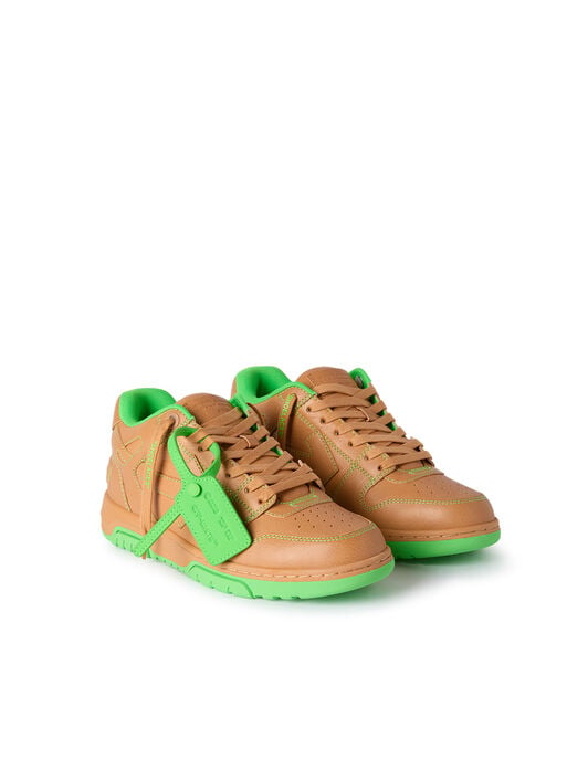 OFF WHITE Out Of Office Sneakers SADDLE BRN/GREEN OF05734210