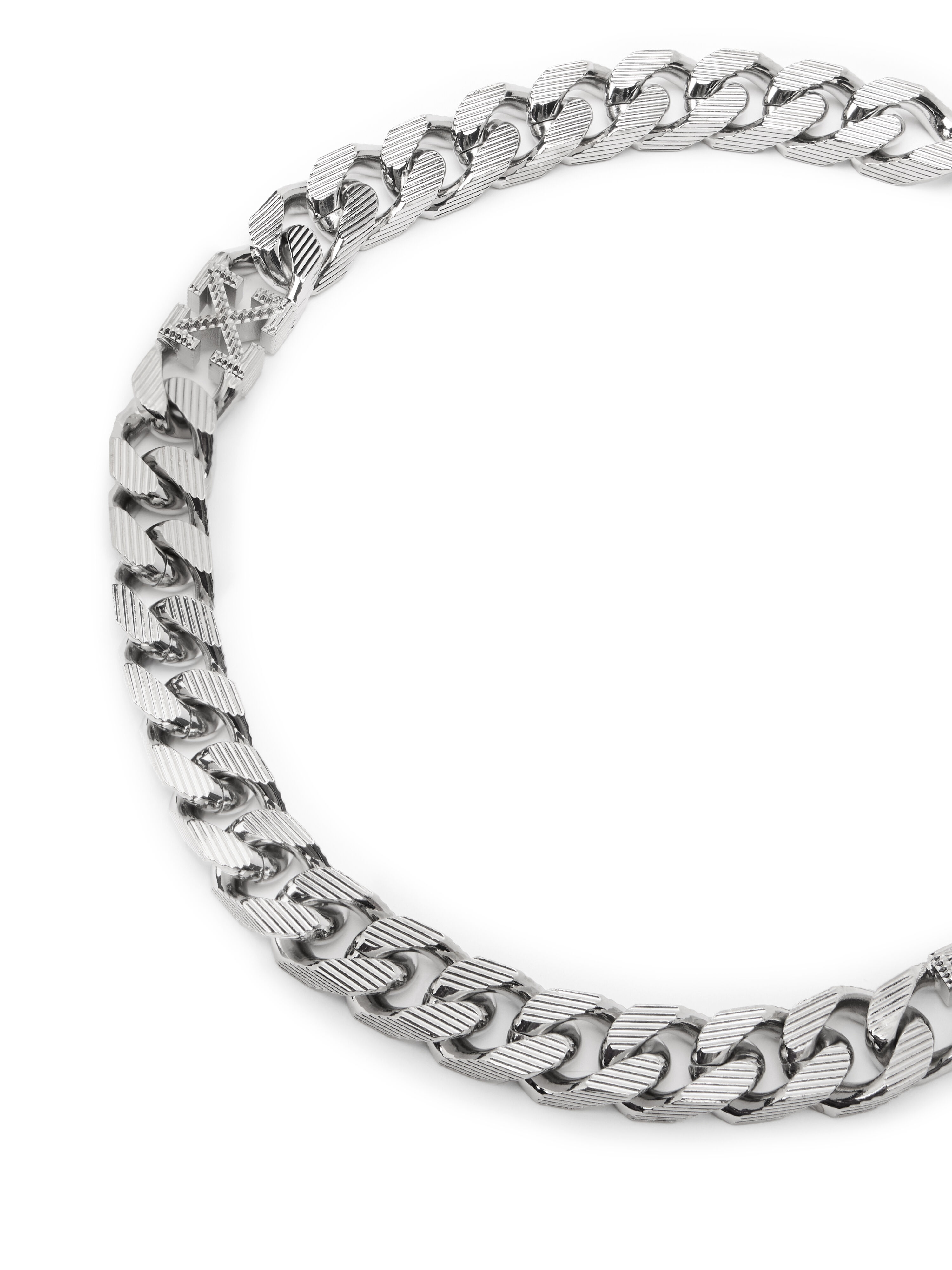 Arrow Chain Textured Necklace in SILVER - SILVER for Men | Off-White™