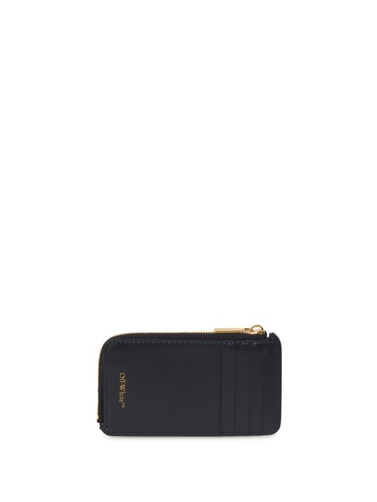 OFF WHITE PORTACARTE JITNEY CON ZIP NERO OWND039C99LEA001