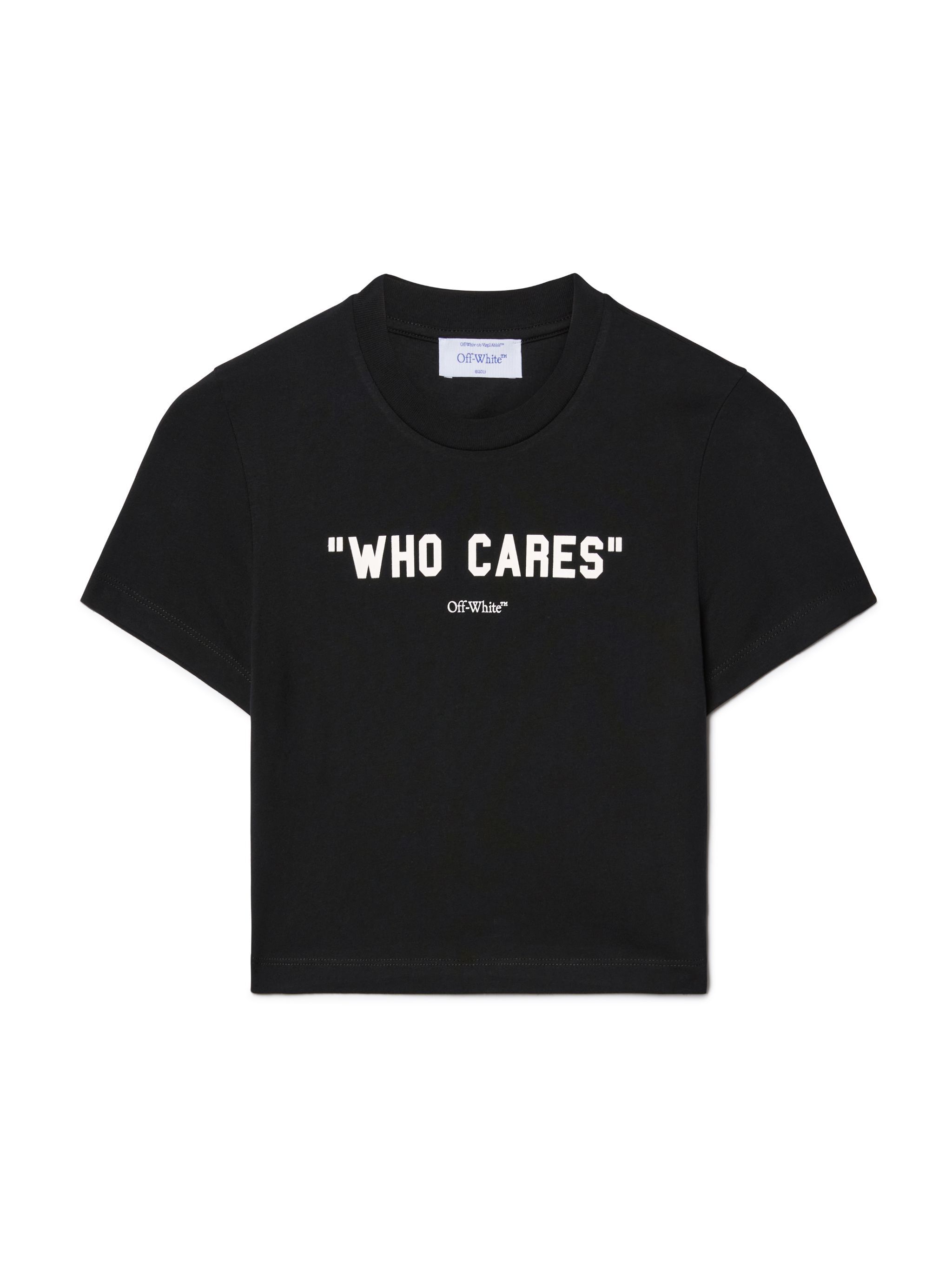 OFF WHITE Who Cares 90S Fit BLACK OWAA133S25JER001