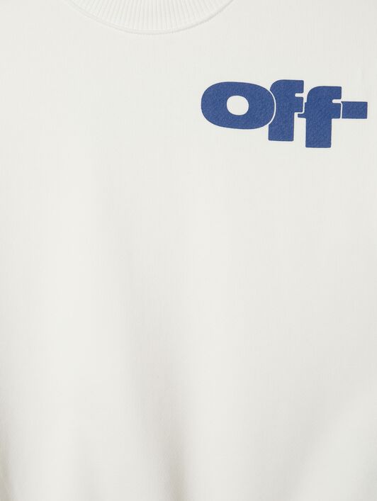 OFF WHITE Off Split Sweatshirt WEISS OBBA001S25FLE002