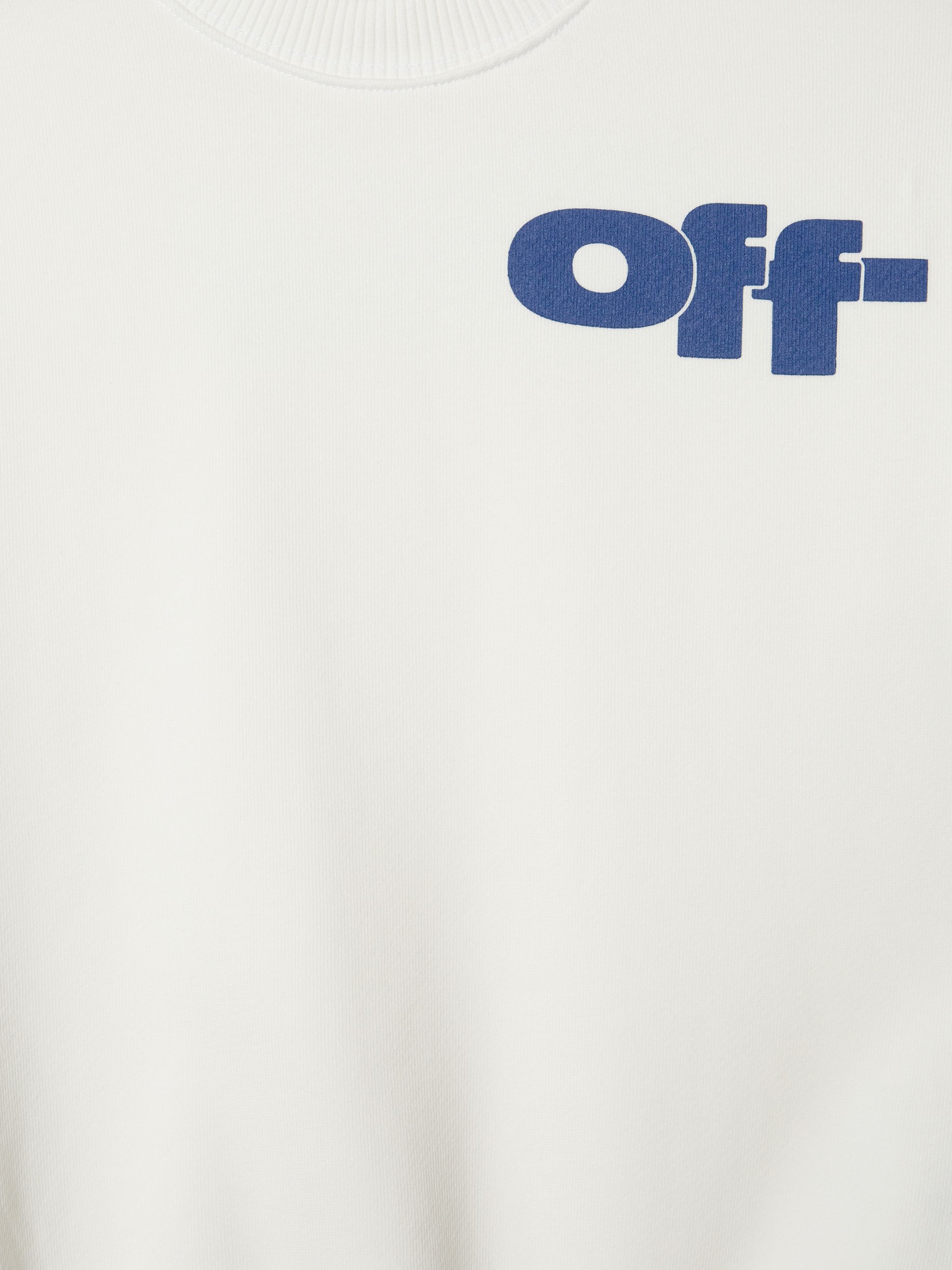 OFF WHITE Off Split Sweatshirt WEISS OBBA001S25FLE002
