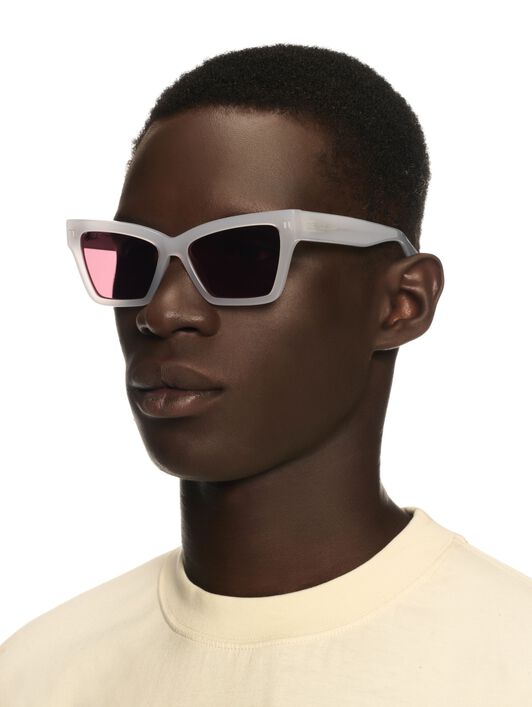 OFF WHITE Occhiali Da Sole Cincinnati Grigio/Marrone BIANCO OERI110C99PLA001