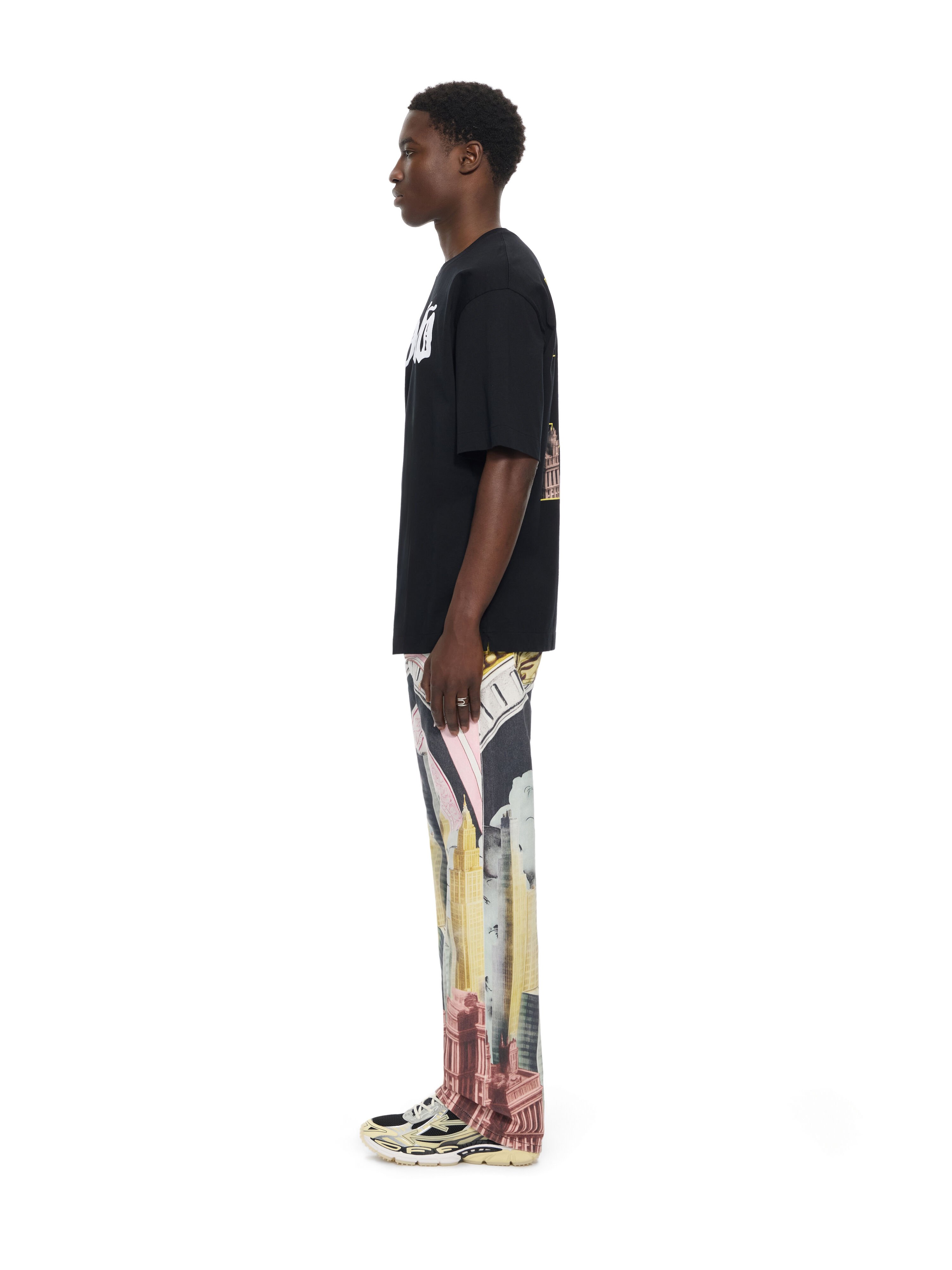 OFF WHITE Palace Arrow Skate T-shirt BLACK 44MAA120Z26J001