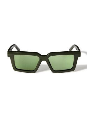OFF WHITE Windsor Sunglasses Military Green - Gree BLACK OERI145S25PLA001