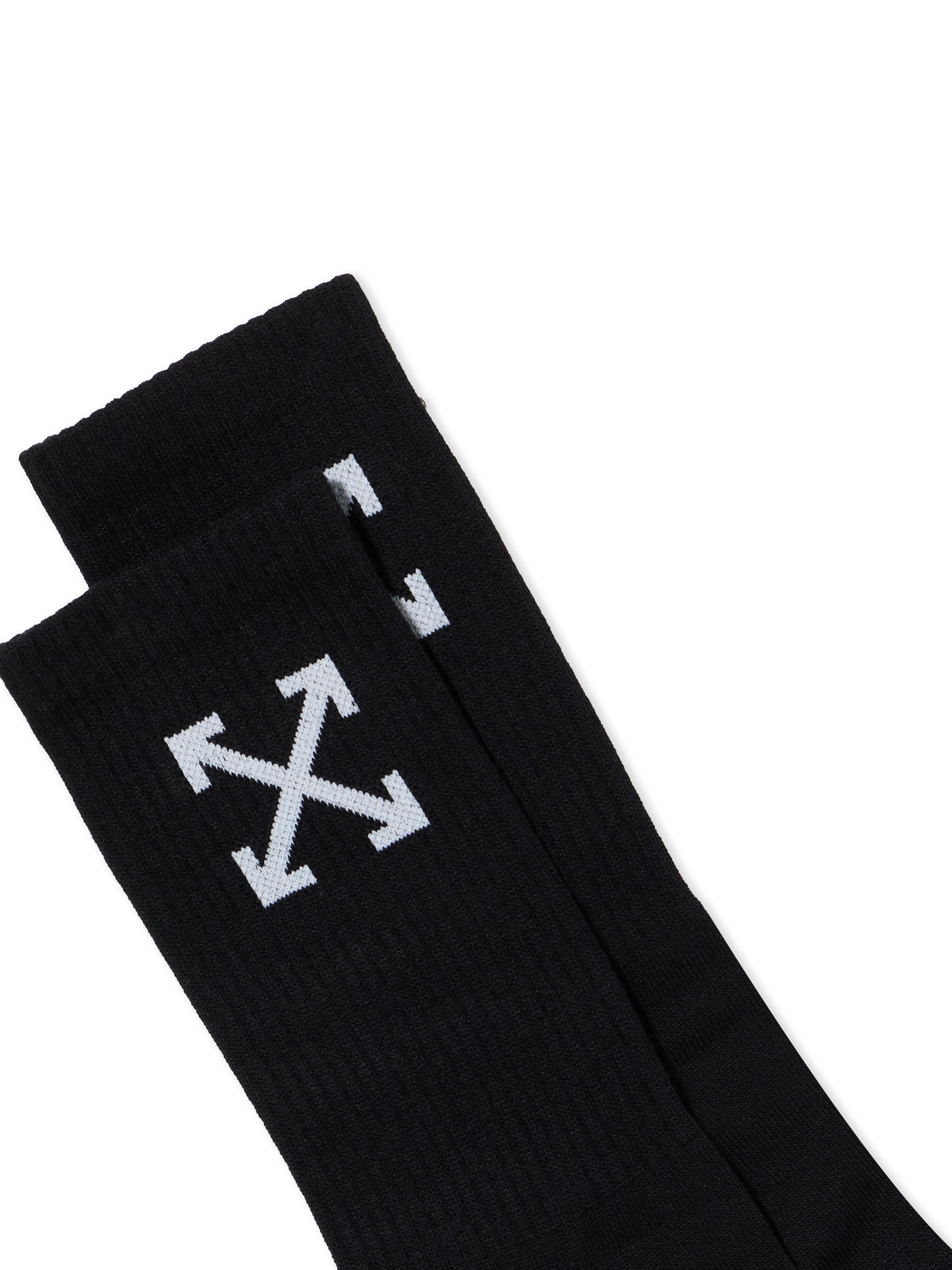 OFF WHITE ARROW MID CALF SOCKS  OMRA080C99KNI002