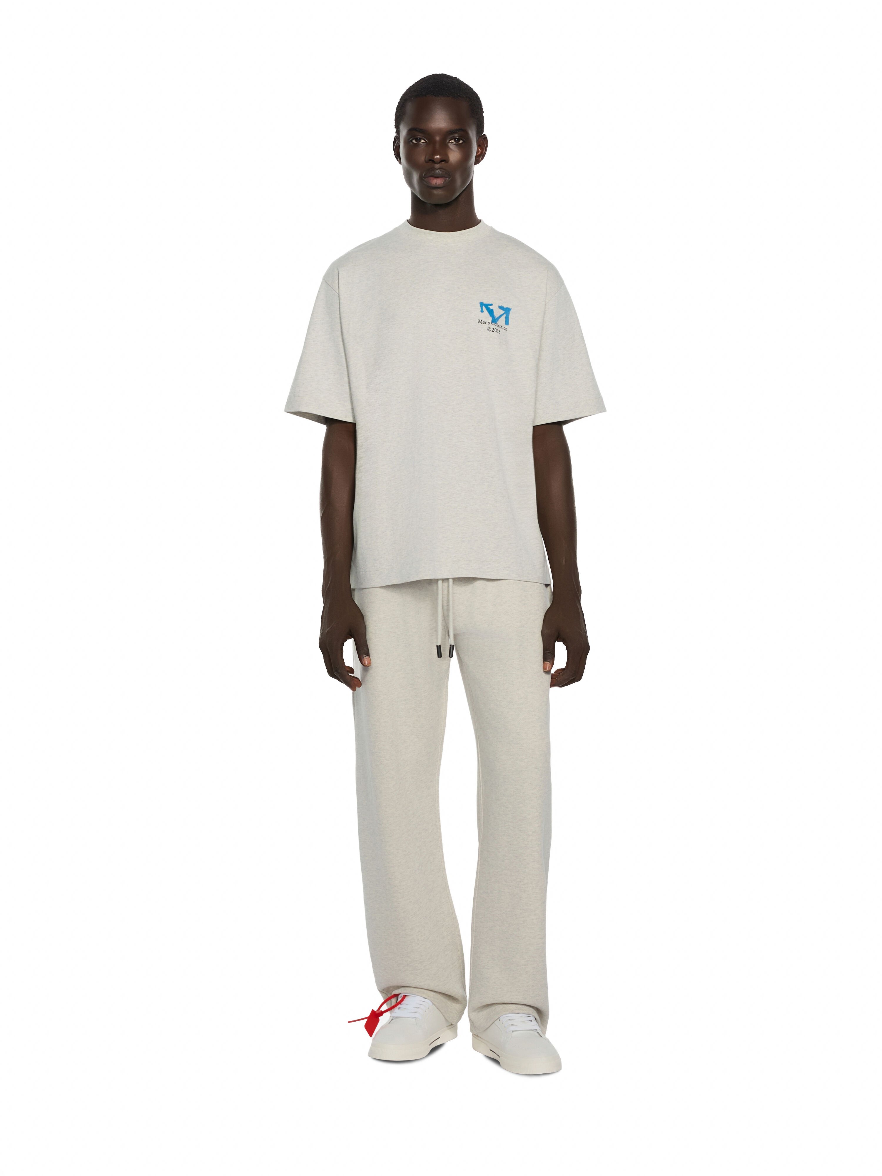 Half Arrow Sweatpants OFF WHITE Half Arrow Sweatpants GREY MELANGE 44MCH05AF26F003