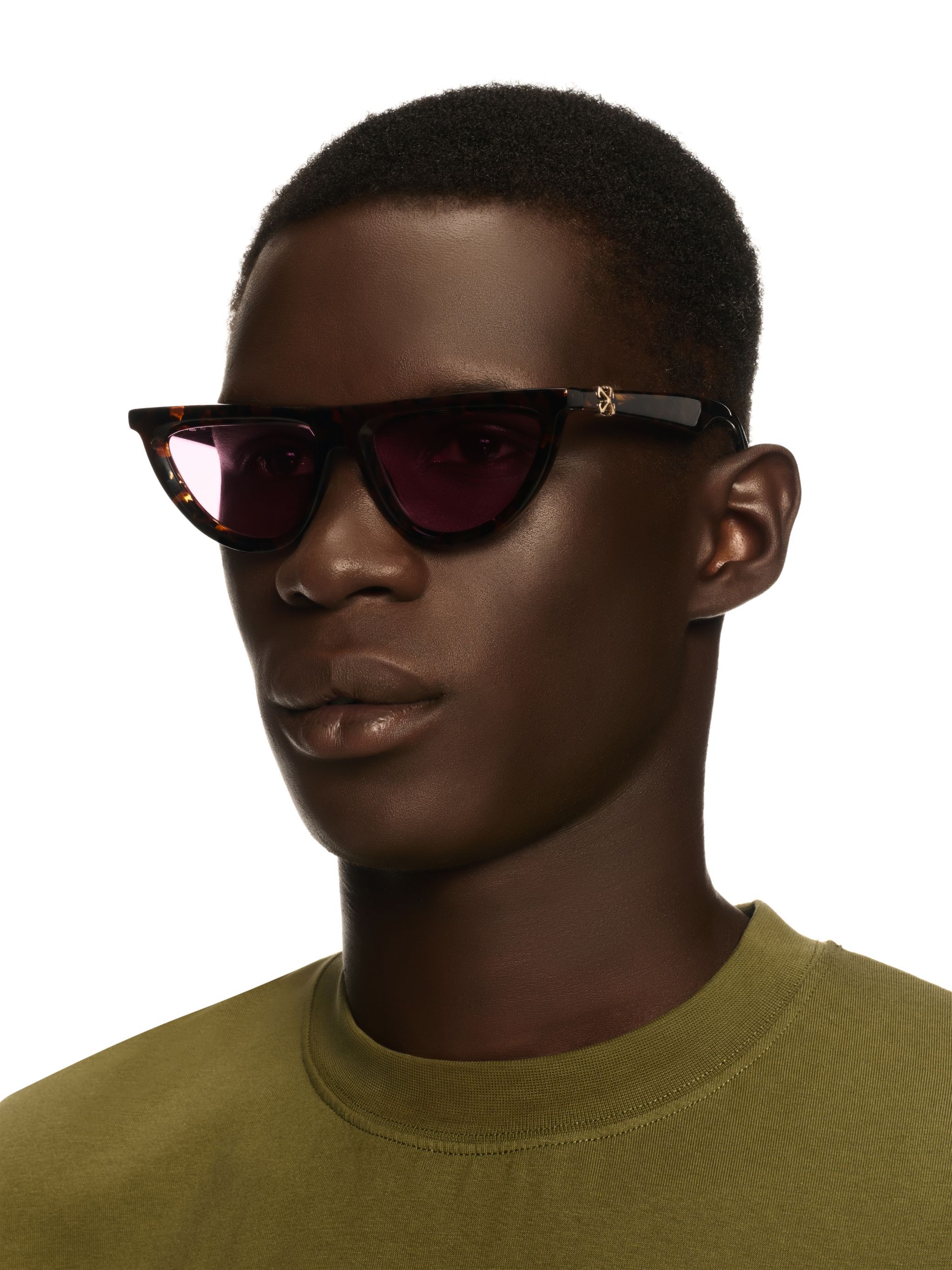 OFF WHITE Jasper Sunglasses BLACK OERI13VS25PLA001