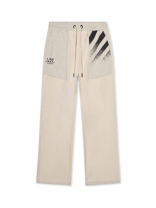 L/AB Reverse Fleece Sweatpants LAB L/AB Reverse Fleece Sweatpants OATMEAL HEATHER 44LABF26B073