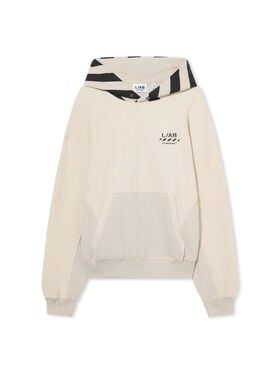 LAB L/AB Reverse Fleece Hoodie OATMEAL HEATHER 44LABF26K073