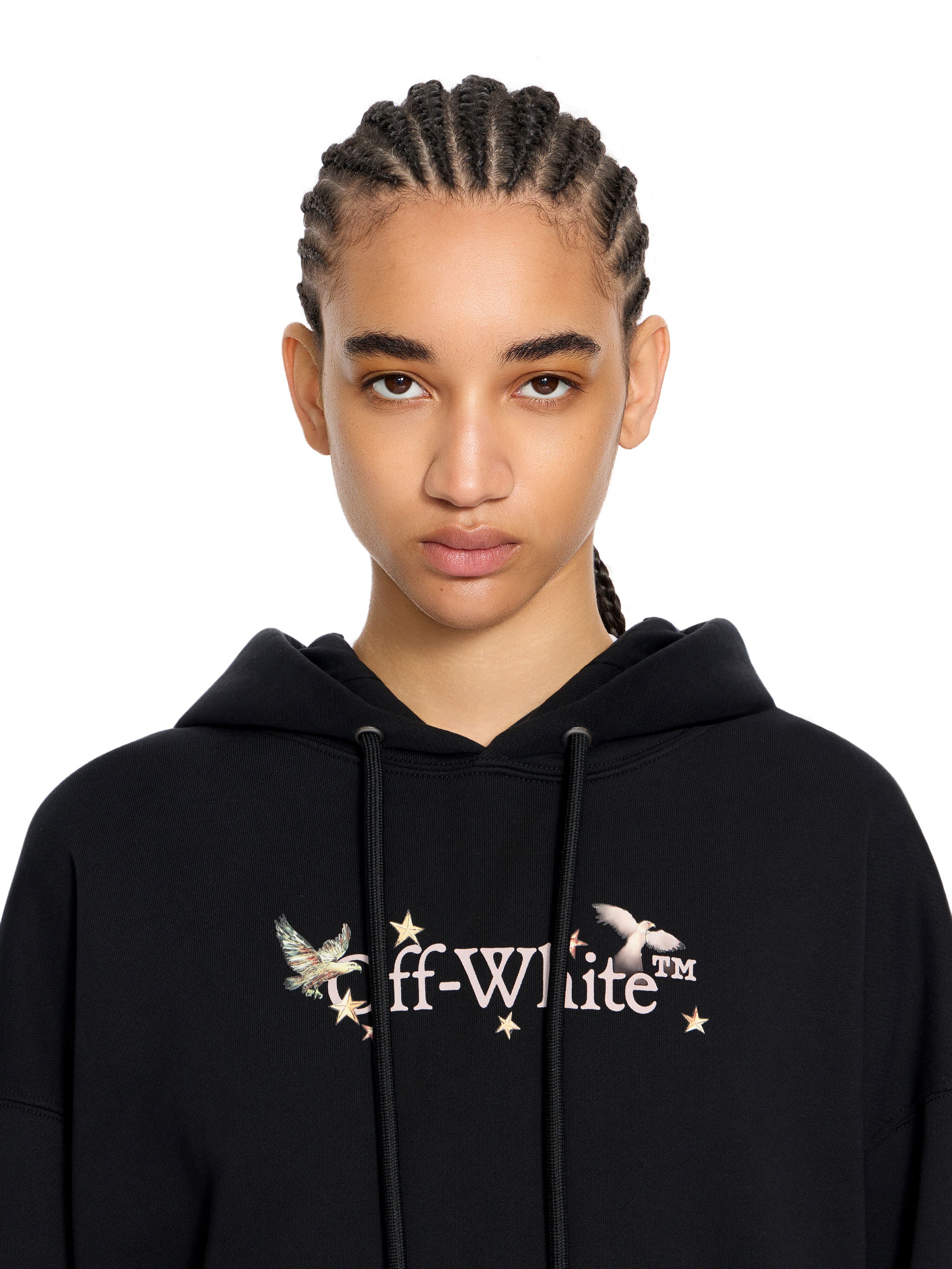 OFF WHITE Dream Arrow Skate Hoodie Uni Black Mayfly 29E00297T