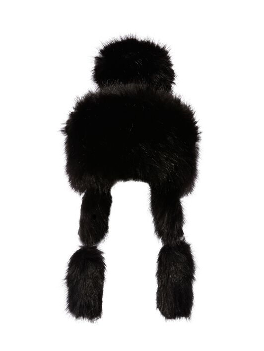 OFF WHITE Off Trapper Hat BLACK OMLA047W24FAB001