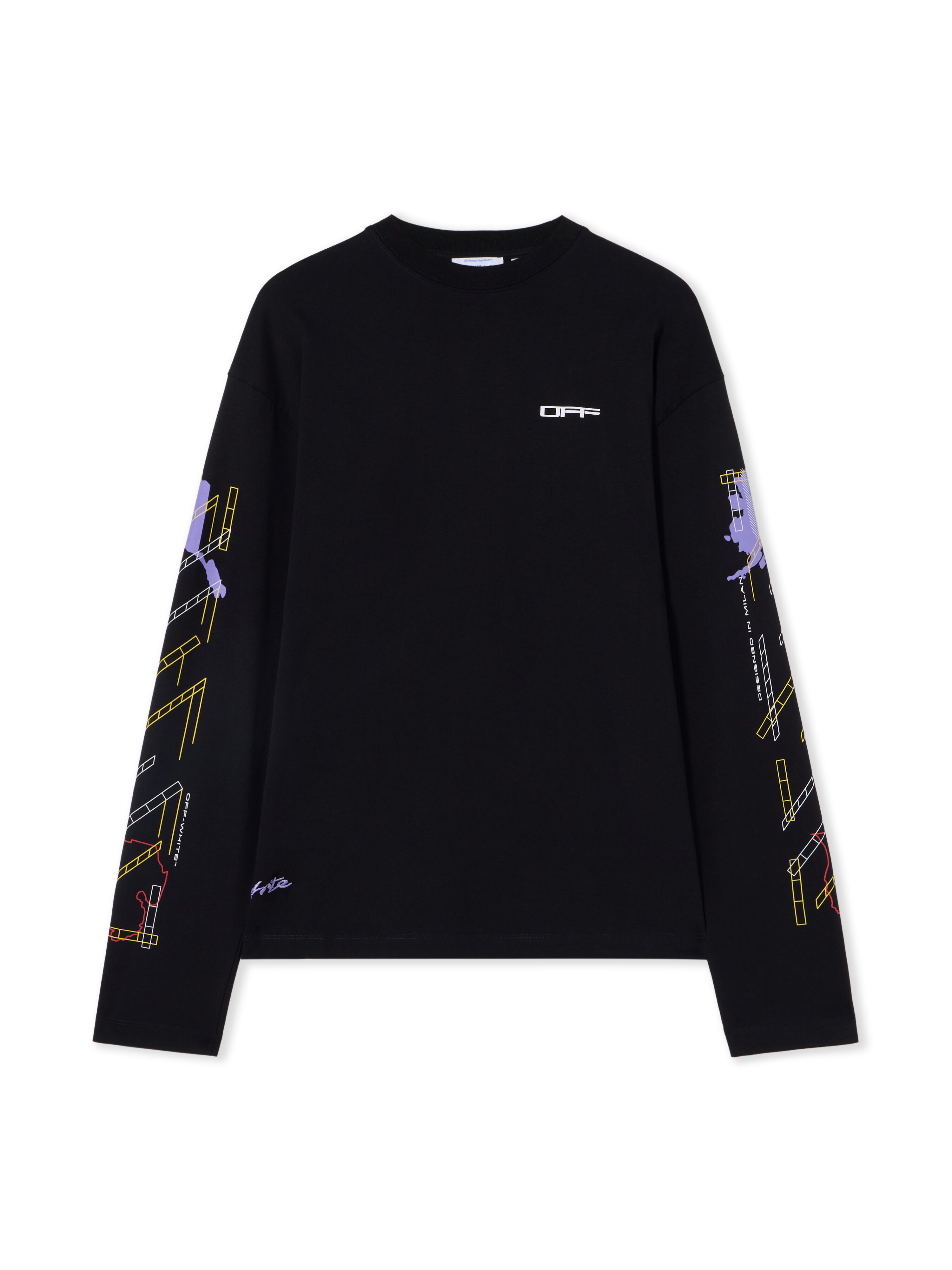 Archigeography Arrow Skate Long Sleeve T-Shirt OFF WHITE Archigeography Arrow Skate Long Sleeve T-Shirt BLACK 44MAB09CF26J003