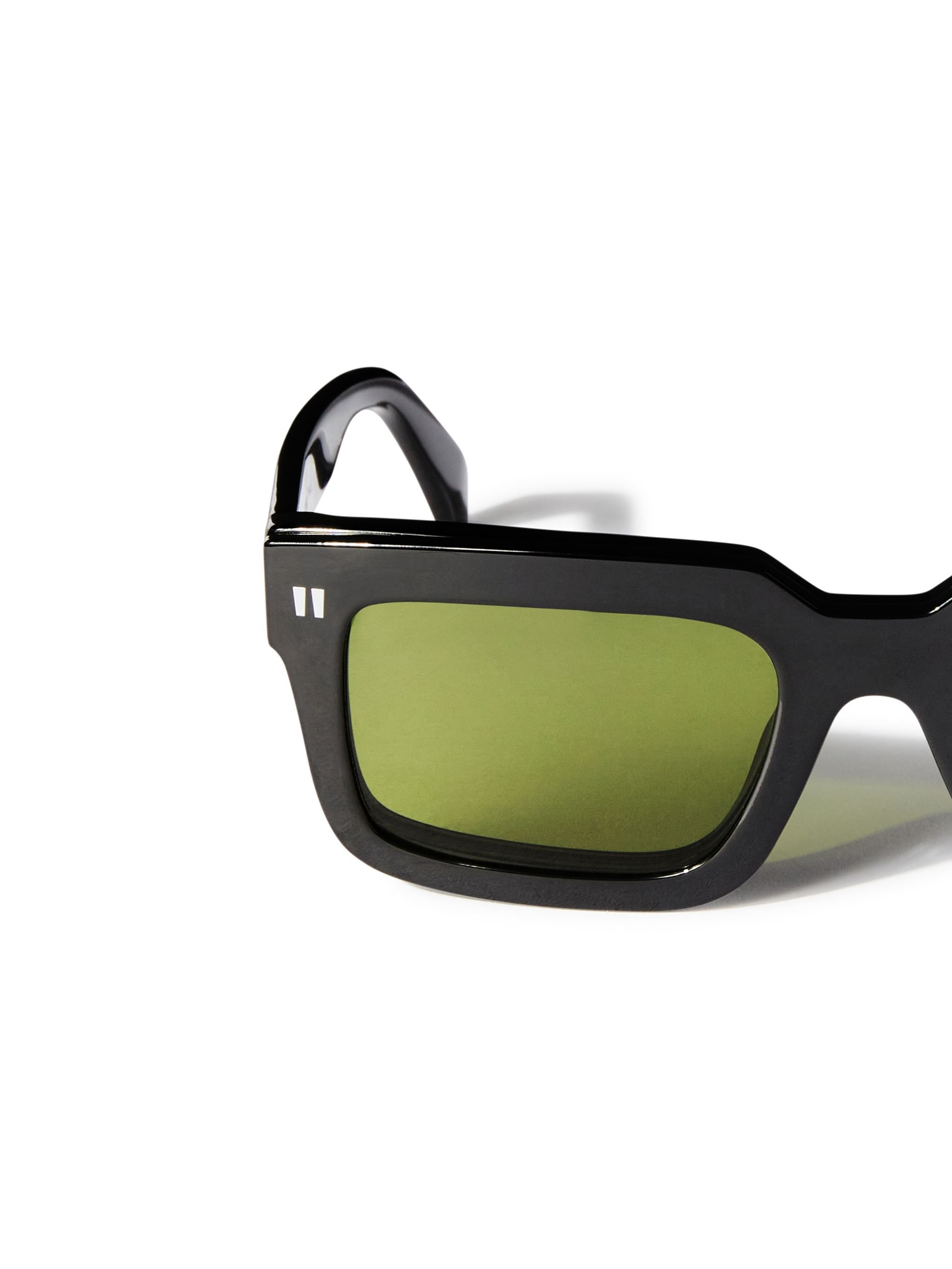 OFF WHITE Occhiali Da Sole Clip-On 2 Nero/Verde NERO OERI130C99PLA001