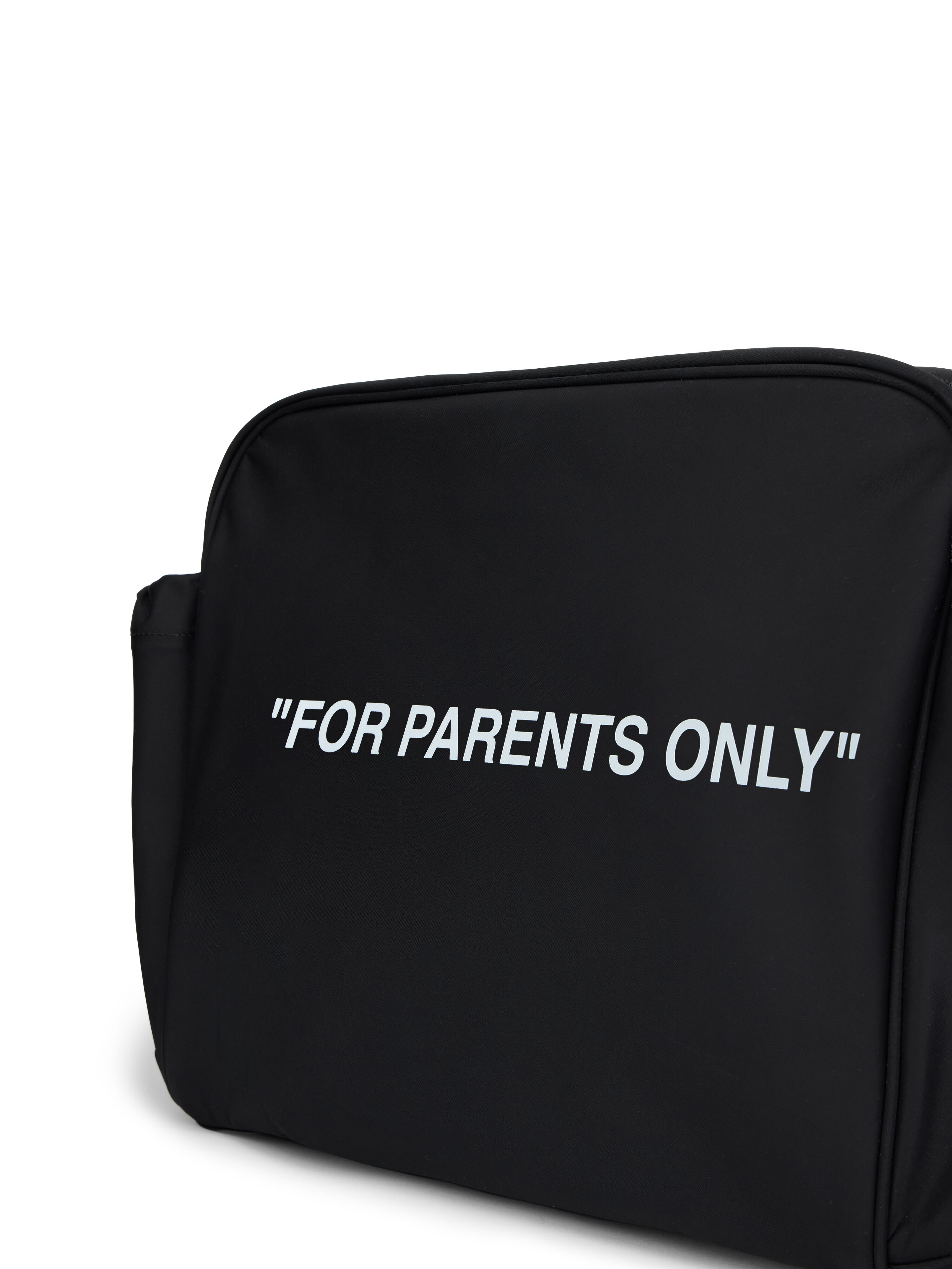 "For Parents Only" Diaper Bag OFF WHITE "For Parents Only" Diaper Bag BLACK OGXE002C99FAB001