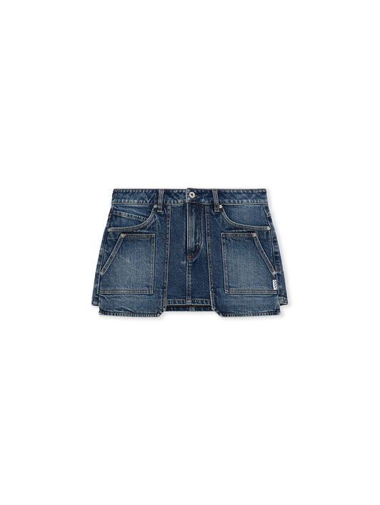 LAB L/AB Cargo Denim Skirt Nolita LABF263FS00002M