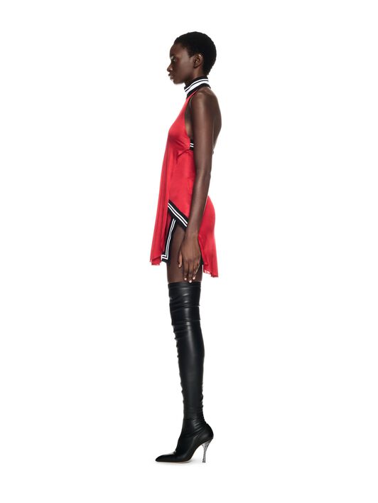 Rotes Sierraleone-Minikleid OFF WHITE Rotes Sierraleone-Minikleid ROT OWDB536W24JER001
