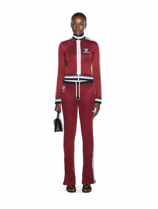 Track Top Serena Jacket OFF WHITE Track Top Serena Jacket RED DAHLIA-BLUEBIRD OWBD006F25JER001