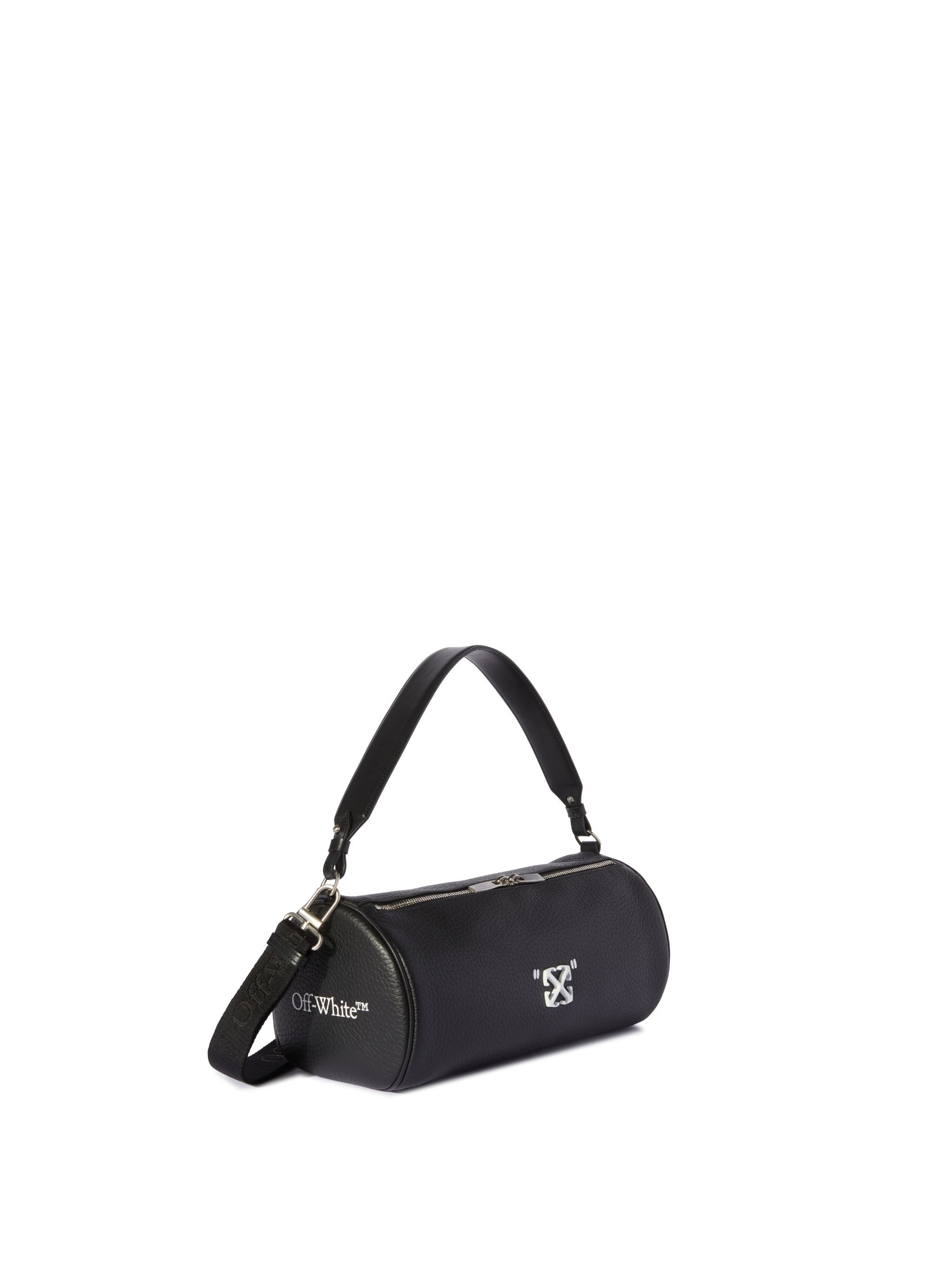 OFF WHITE Schwarbe Jitney Sporttasche Mit Schriftzug SCHWARZ OMNN079C99LEA001