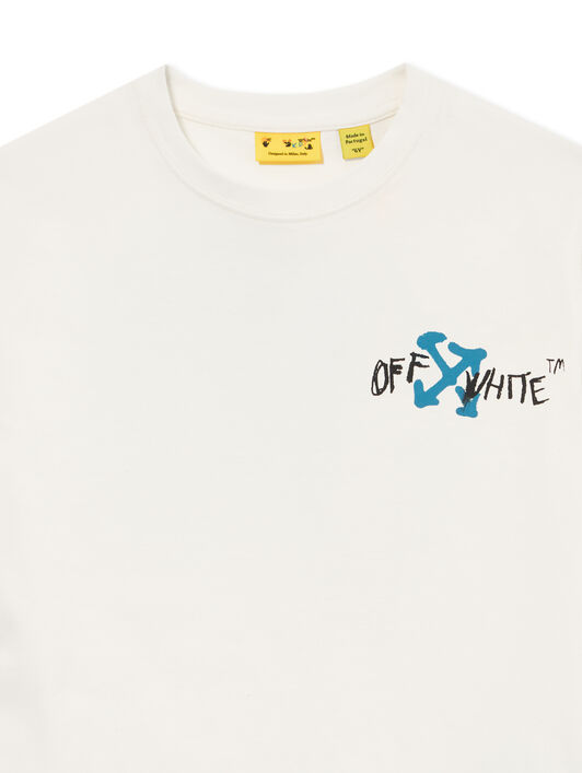 OFF WHITE Arrow Spray Tee S/S WHITE 44BAA002S26J00E