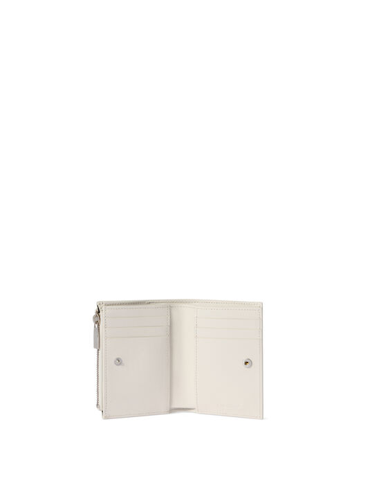 OFF WHITE Weißes Jitney Quote Reißverschluss Bifold Geldbeutel WEISS OWNC072C99LEA001