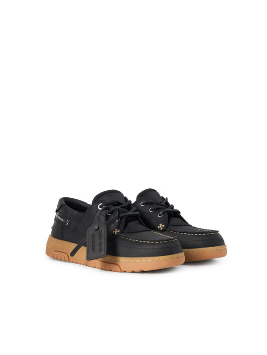 OFF WHITE SnOOOafer Sneakers BLACK - BEIGE OMIY001F25LEA001