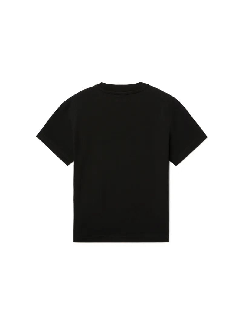 OFF WHITE T-Shirt Con Logo Big Bookish NERO OBAA002S25JER001