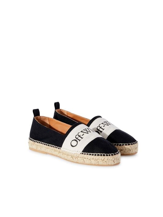 BOOKISH LEINEN ESPADRILLAS OFF WHITE BOOKISH LEINEN ESPADRILLAS SCHWARZ OWIB014S24FAB001