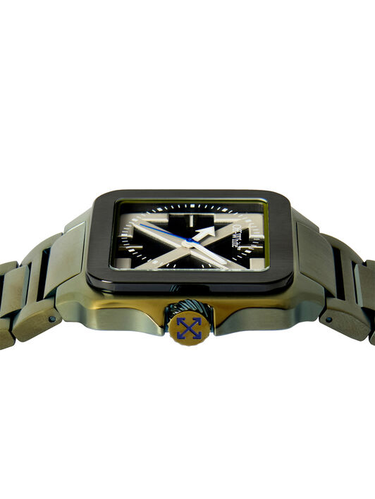 "Proto Layer" Watch OFF WHITE "Proto Layer" Watch Two Tone Olive & Black OW1G009M