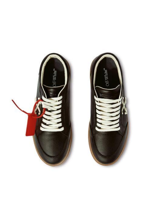 OFF WHITE Black/Ivory Vulcanized Leather BLACK OMIA293S25LEA001