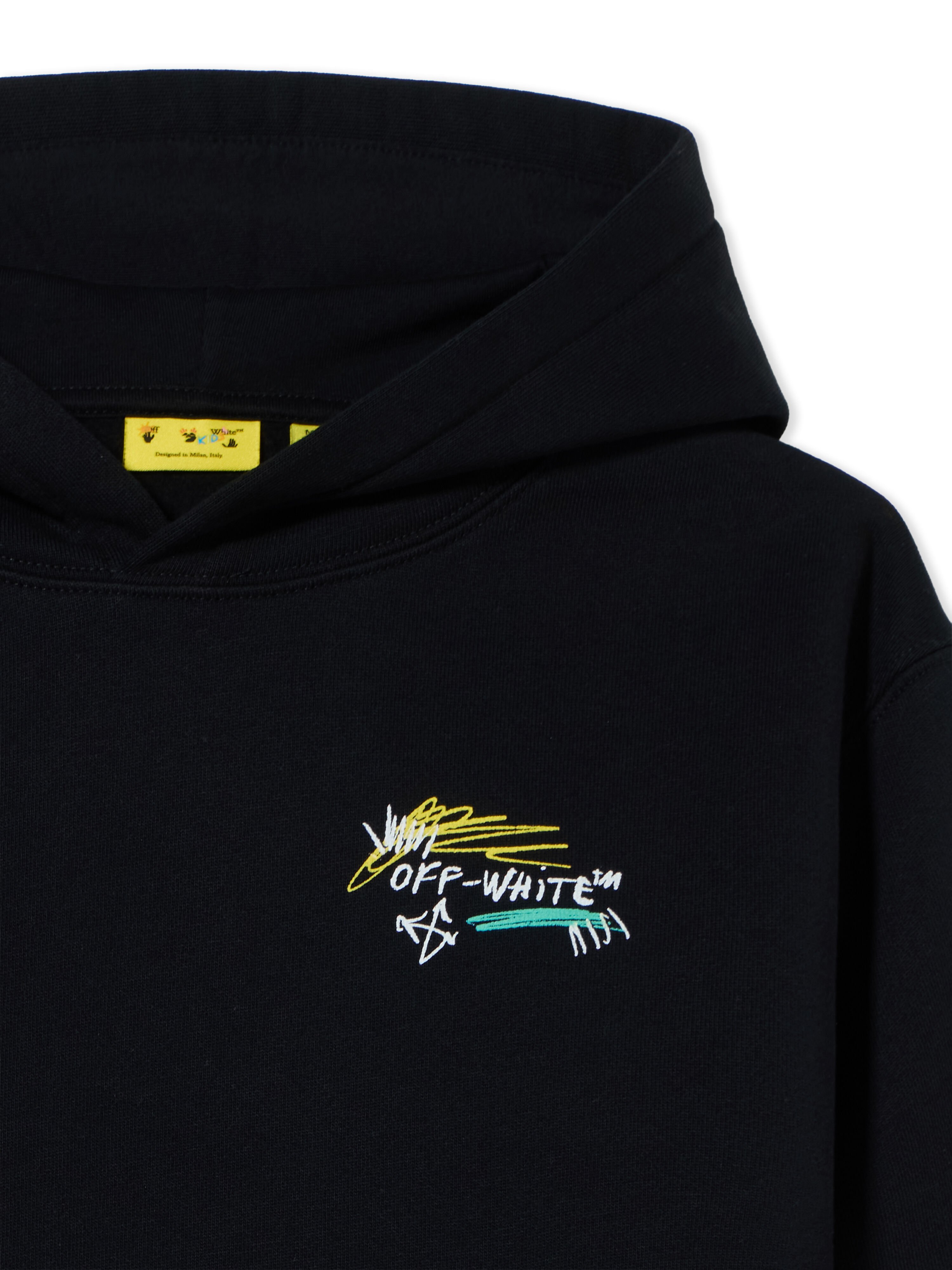 Arrow Scribble Hoodie OFF WHITE Arrow Scribble Hoodie BLACK 44BBB001F26F004