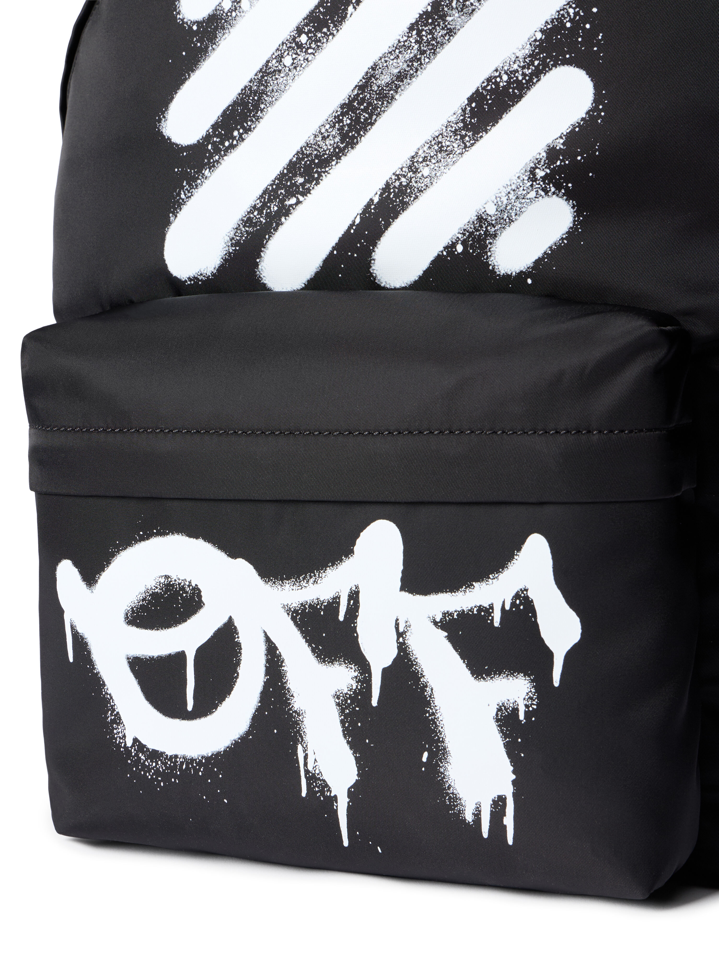 Diagoonal Spray Backpack in BLACK - WHITE for Men | Off-White™