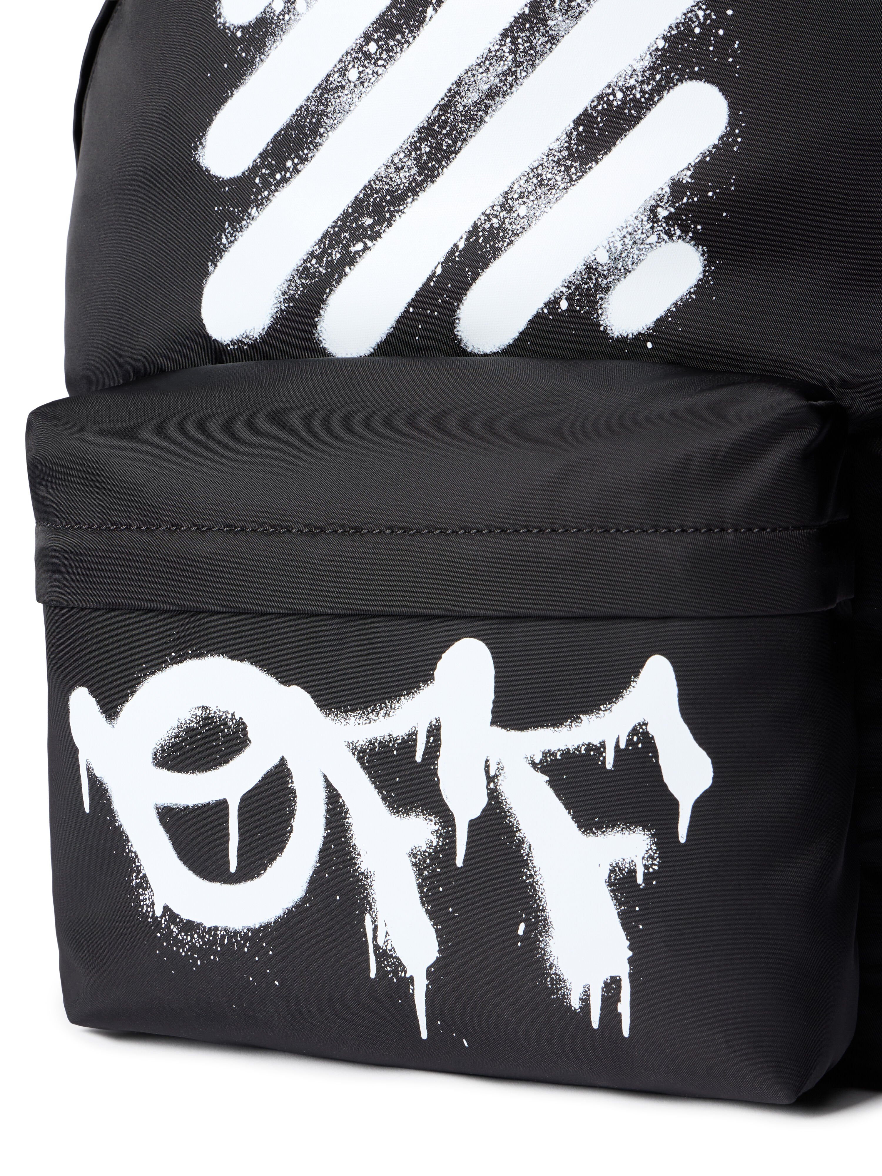 Diagoonal Spray Backpack OFF WHITE Diagoonal Spray Backpack BLACK - WHITE OMNB123F25FAB001