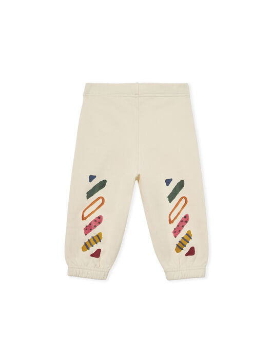 OFF WHITE Logo Pongo Sweatpant EGRET 44GXD001F26F001