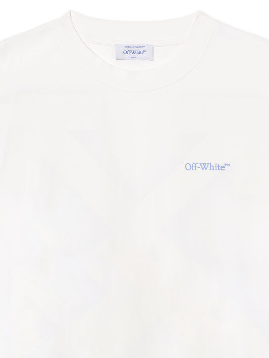 OFF WHITE Barber Arrow Skate  T-Shirt WHITE - SERENITY OMAA120S25JER00G
