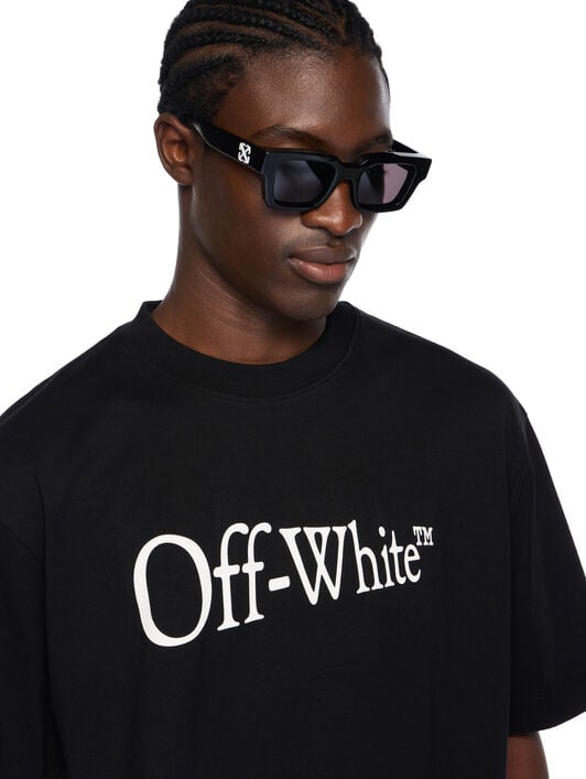 Run Arrow Skate Logo T-Shirt OFF WHITE Run Arrow Skate Logo T-Shirt BLACK - WHITE OMAA120F25JER00F