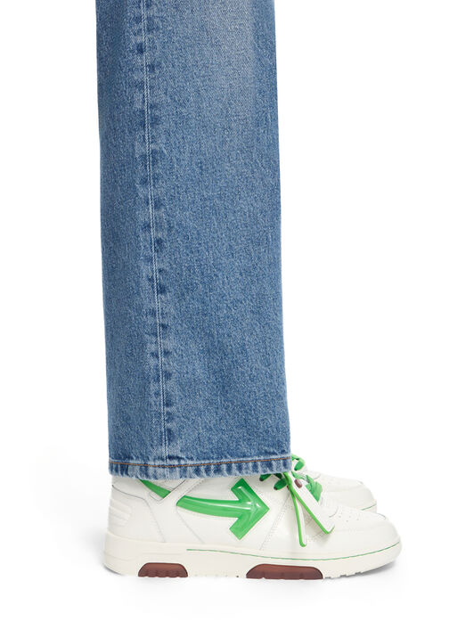 OFF WHITE Sneakers Out Of Office Bubble Arrow WHITE - LIGHT GREEN OMIA189S26LEA009
