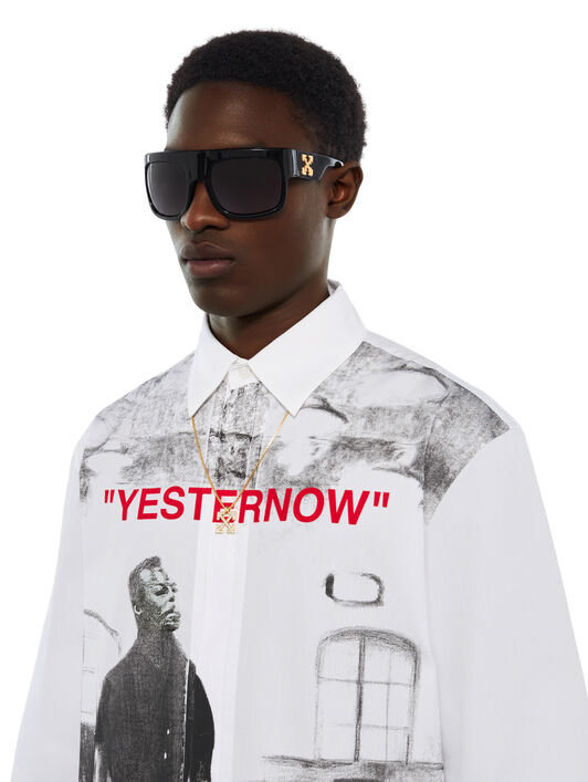Miles Davis Yesternow Regular Short Sleeve Shirt OFF WHITE Miles Davis Yesternow Regular Short Sleeve Shirt WHITE 44MGA22GW26F001