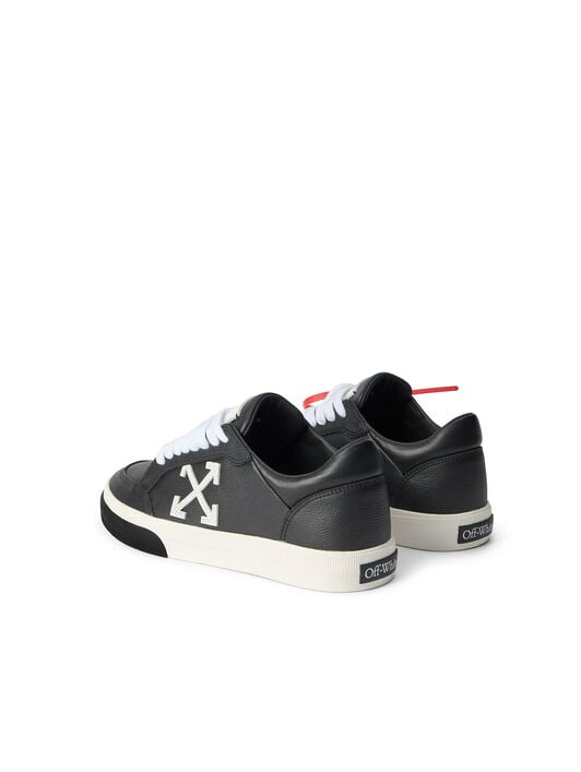 Vulcanized Low Leather Sneakers OFF WHITE Vulcanized Low Leather Sneakers BLACK OMIA293C99LEA002