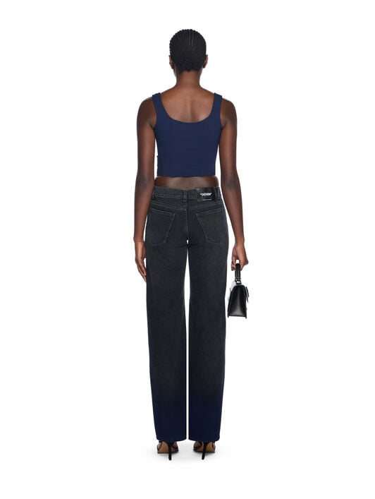 Heavy Jersey Corset Top OFF WHITE Heavy Jersey Corset Top BLUE IRIS-NO COLOR OWAD26TF25JER001